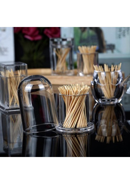 C Çubukla Saklama Kutusu Uzun Hizmet Ömrü Temiz Kürdan Şişesi Kalın Pamuklu Çubukla Kutusu Uygun Kompakt Gıda Kürdan Tutucu (Yurt Dışından) fırsatları