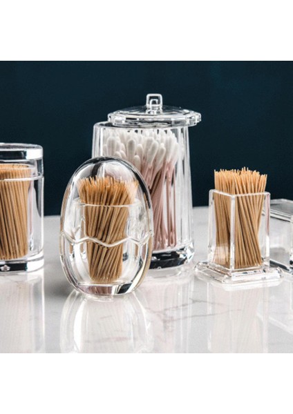 C Çubukla Saklama Kutusu Uzun Hizmet Ömrü Temiz Kürdan Şişesi Kalın Pamuklu Çubukla Kutusu Uygun Kompakt Gıda Kürdan Tutucu (Yurt Dışından) indirimleri