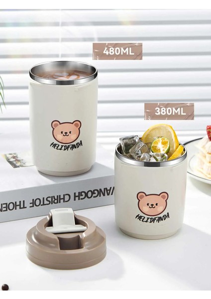 480 ml Yeşil Worthbuy 18/8 Paslanmaz Çelik Tumbler Kahve Fincanı Sızdırmaz Çay Süt Kupa Su Şişesi 380/480 ml Kahvaltı Bardak Reklam (Yurt Dışından) modelleri