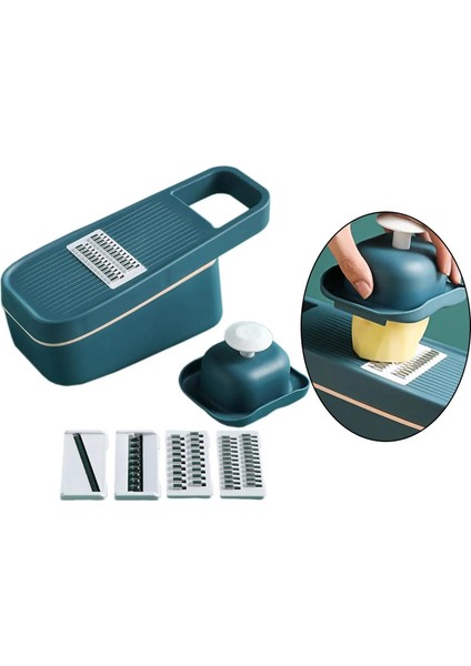 Koyu Mavi Kıyıcı Kesici Rende El Manuel Nslip Yemek Mutfak Aletleri (Yurt Dışından) fırsatları