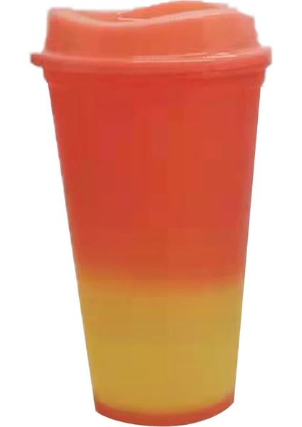 Mor 401-500ML Gıda Sınıfı 473ML 480ML 500ML 16OZ Yeniden Kullanılabilir Isı Rengi Değişen Renk Değiştiren Plastik Bardak Kahve Fincanı (Yurt Dışından) indirimleri