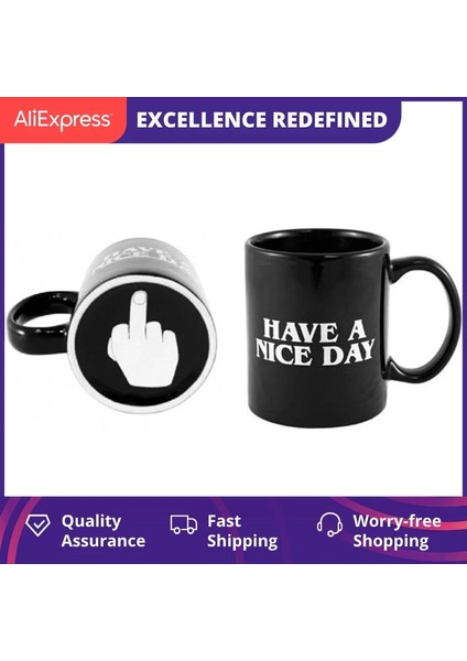Beyaz Kupa 350 ml Komik Orta Parmak Kupalar, Iyi Günler Kahve Kupa Yaratıcı Fincan Kahve Süt Çay Bardak, Seramik Kahve Porselen Çay Bardağı Hediye (Yurt Dışından) fiyatları