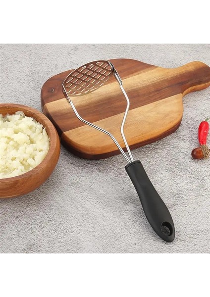 Kahve Paslanmaz Çelik Patates Ezici Ergonomik Saplı Manuel Ezici Sebze Ezici Patates Püresi Kırıcı Meyve Araçları Mutfak Eşyaları (Yurt Dışından) indirimleri