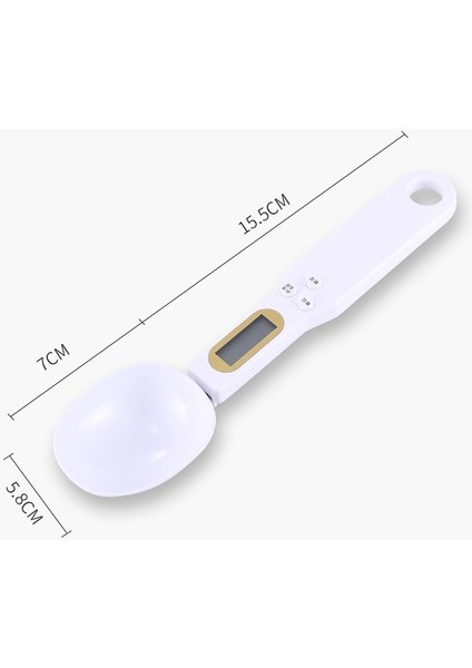 Siyah Mini Kaşık Ölçeği Dijital Mutfak Terazisi Elektronik LCD Gıda Ölçeği 0.1-500G Pişirme Unu Süt Kahve Tozu Ağırlık Ölçü Kaşığı (Yurt Dışından) fiyatları