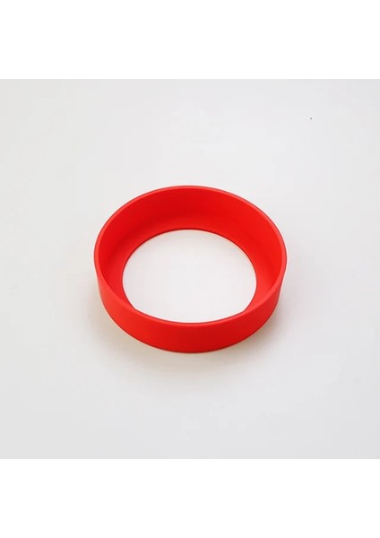 Kırmızı 28 Renk 7.5cm Silikon Bardak Alt Kapak 75MM Bardak Alt Halka Coaster Kol Kılıf Aşınmaya Dayanıklı Anti-Düşme Alt Kapak (Yurt Dışından)