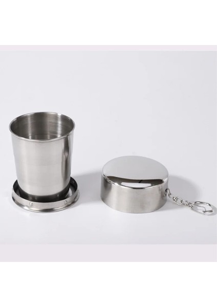 250ML Taşınabilir Paslanmaz Çelik Katlanabilir Bardak 75ML/150ML/250ML Açık Seyahat Katlanabilir Kahve Kupa Teleskopik Yürüyüş Kamp Su (Yurt Dışından) modelleri