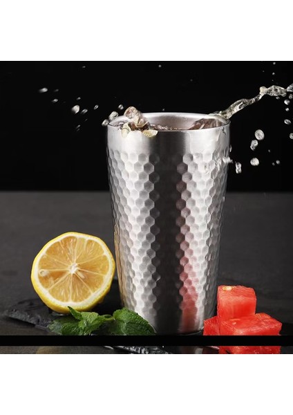 Gümüş 350-MATTE-A 175/300/350/450ML Metal Paslanmaz Çelik Stanley Kupalar Cam Stanley Termos Bardak Isıtmalı Kahve Elmas Tumbler Kişiselleştirilmiş 1 Adet (Yurt Dışından)