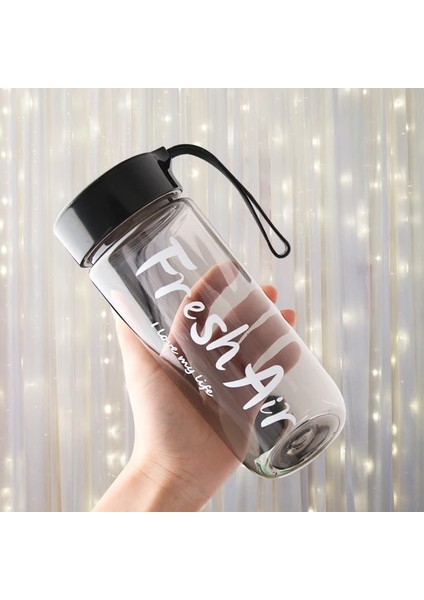 500ML Siyah 0.7l Katlanabilir Pipetli Sevimli Su Şişesi 700ML Su Şişesi Meyve Çayı Dahili Filtre Bardak Taşınabilir Ofis Drinkware Açık Çalkalayıcı (Yurt Dışından)