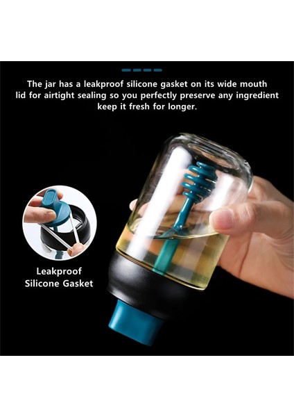 Yağ Fırçalama Mutfak Cam Baharat Kavanozları Çıkartmalar Tuz Şeker Tozu Zeytinyağı Biber Baharat Saklama Şişesi Kaşık Tabanı Aletler Aksesuar Seti (Yurt Dışından) modelleri