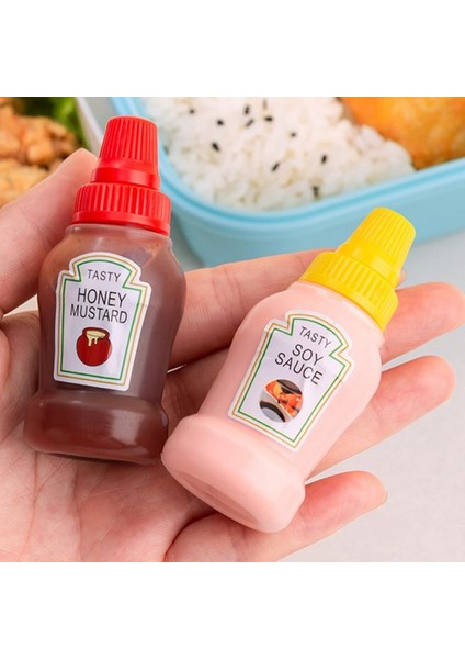 Soya Sosu Mini Domates Ketçap Şişesi Taşınabilir Sos Salata Sıkma Şişesi Küçük Bento Bal Şişesi Öğle Yemeği Kutusunda Depolama Mutfak Kolay Temizlenebilir (Yurt Dışından) fiyatları
