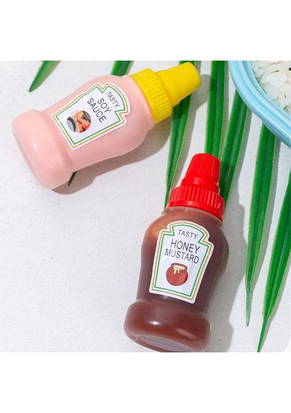 Soya Sosu Mini Domates Ketçap Şişesi Taşınabilir Sos Salata Sıkma Şişesi Küçük Bento Bal Şişesi Öğle Yemeği Kutusunda Depolama Mutfak Kolay Temizlenebilir (Yurt Dışından) indirimleri