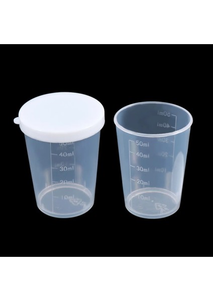 30ML 10 Adet Silikon Ölçüm Kabı Şeffaf Ölçekli Gıda Sınıfı Dayanıklı Yapışmaz Dıy Kek Epoksi Reçine Takı Yapımı Mutfak Gereçleri (Yurt Dışından)