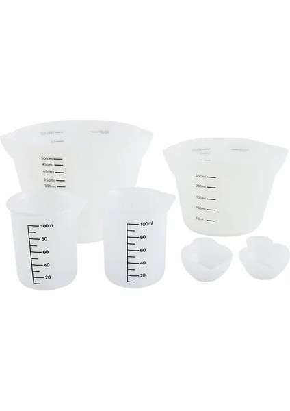 250ML Silikon Ölçüm Kabı Şeffaf Ölçekli Gıda Sınıfı Dayanıklı Yapışmaz Dıy Kek Epoksi Reçine Takı Yapımı Mutfak Pişirme Araçları (Yurt Dışından) fiyatları