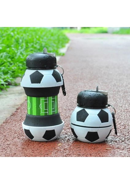 Stil 1 550ML 550ML Katlanabilir Futbol Çocuk Su Şişeleri Taşınabilir Spor Su Şişesi Futbol Futbol Topu Şekilli Su Şişesi Silikon Bardak (Yurt Dışından) modelleri