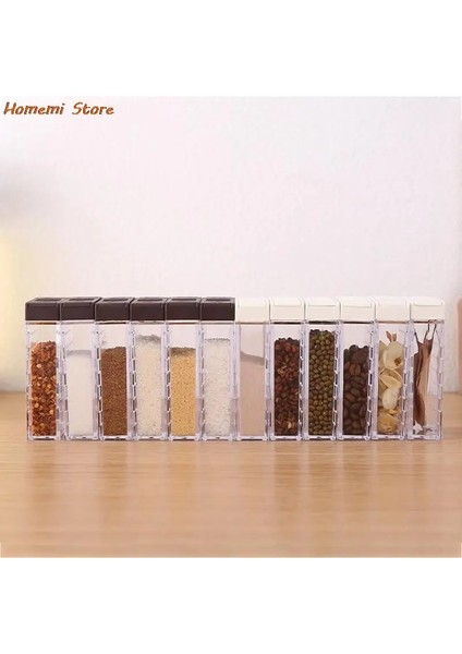 Siyah Baharat Kavanoz Baharat Şişesi Seti Tuz ve Biber Mutfak Baharat Kavanoz Şişesi ve Kavanoz Depolama Renkli Kapaklı Mutfak Çeşni Depolama Seti (Yurt Dışından) fiyatları