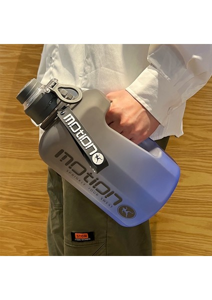 H 2460 ml 2 Litre Spor Su Şişesi Samanlı Büyük Kapasiteli Spor Ölçekli Degrade Su Isıtıcısı Açık Plastik Taşınabilir Su Şişesi (Yurt Dışından) fiyatları