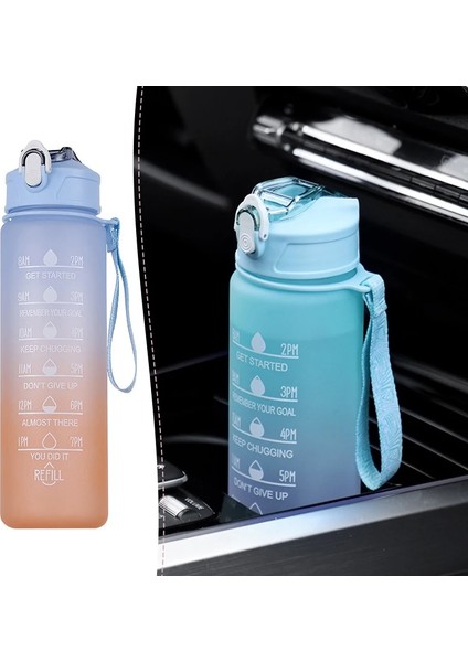 500ML E Açık Pembe Resim Gösterisi Olarak 900ML Kız Su Şişesi Büyük Kapasiteli Saman Bardak Motivasyon Spor Su Şişeleri Zaman Işaretleyici Sızdırmaz Spor Içme Sürahisi (Yurt Dışından) fırsatları