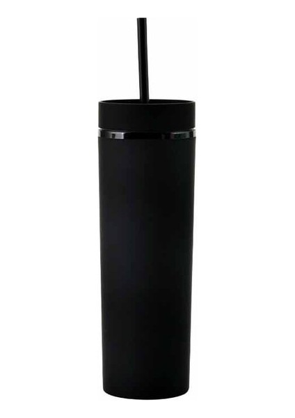 Renk 16 Sıcak Satış 16 Oz Akrilik Ince Sıska Tumbler Renkli Mat Su Kapaklı Şişe Saman Çift Duvar Yeni Yıl Partisi Hediyeleri Için (Yurt Dışından)