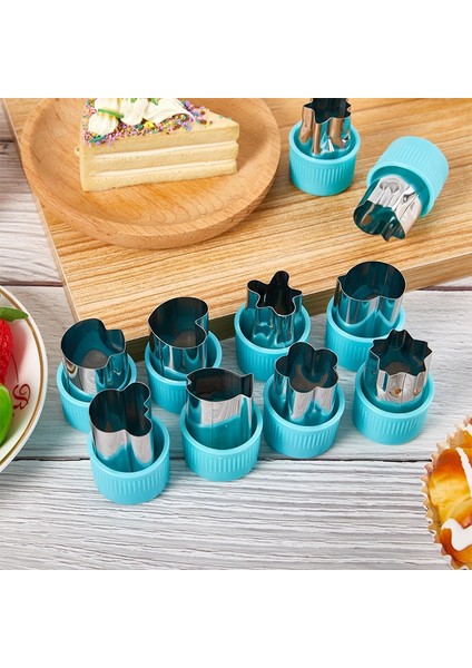 Dtö Çerez Kesiciler Yıldız Kalp Sebze Kesici Plastik Saplı Taşınabilir Pişirme Araçları Paslanmaz Çelik Meyve Kesme Die Mutfak Alet (Yurt Dışından) indirimleri