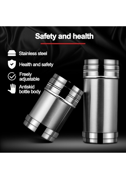 Boyut M Jjyy Tuz Şeker Şişesi Döner Kapak Çok Amaçlı Paslanmaz Çelik Mutfak Aletleri Baharat Biber Çalkalayıcı Baharat Kavanoz Baharat Can (Yurt Dışından) fırsatları