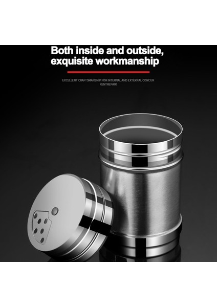 Boyut M Jjyy Tuz Şeker Şişesi Döner Kapak Çok Amaçlı Paslanmaz Çelik Mutfak Aletleri Baharat Biber Çalkalayıcı Baharat Kavanoz Baharat Can (Yurt Dışından) indirimleri