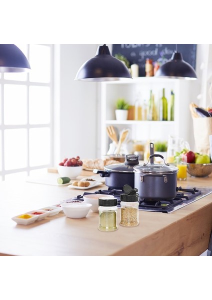 B 250 ml x 10 Adet Setleri 5/10/15/20 Adet Baharat Kavanozları Etiketli Plastik Şeffaf Baharat Şişesi Kapları Baharat Biber Tuz Cocina Mutfak Baharat Kavanoz (Yurt Dışından) fırsatları