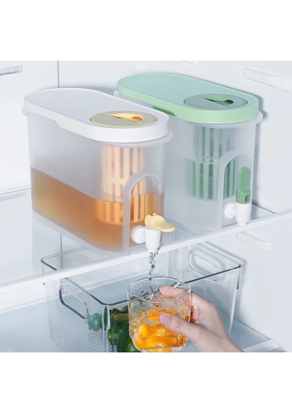 3.5l Su Sürahisi Musluklu Büyük Bir Buzdolabı Soğuk Su Isıtıcısı Plastik Ev Limonata Şişesi Yaz Içecek Dağıtıcı Mutfak Soğuk Su Kovası (Yurt Dışından) modelleri