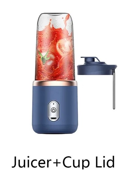 Mavi Meyve Sıkacağı Bardağı Kapağı Taşınabilir Meyve Sıkacağı Blender Meyve Suyu Bardağı Otomatik Küçük Elektrikli Meyve Sıkacağı Smoothie Blender Buz Ezme Fincan Mutfak Aracı (Yurt Dışından) fiyatları