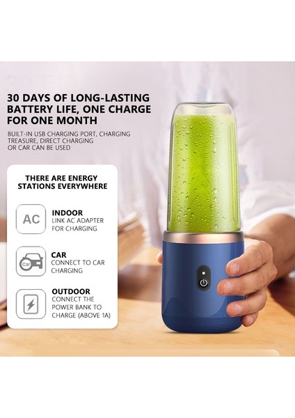 Mavi Meyve Sıkacağı Bardağı Kapağı Taşınabilir Meyve Sıkacağı Blender Meyve Suyu Bardağı Otomatik Küçük Elektrikli Meyve Sıkacağı Smoothie Blender Buz Ezme Fincan Mutfak Aracı (Yurt Dışından) modelleri