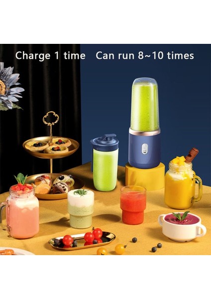 Mavi Meyve Sıkacağı Bardağı Kapağı Taşınabilir Meyve Sıkacağı Blender Meyve Suyu Bardağı Otomatik Küçük Elektrikli Meyve Sıkacağı Smoothie Blender Buz Ezme Fincan Mutfak Aracı (Yurt Dışından) indirimleri