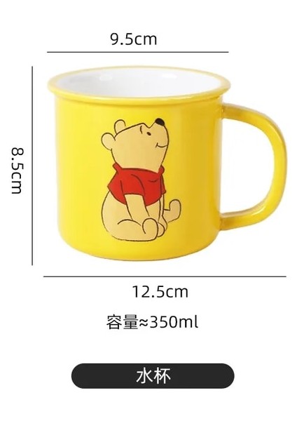 Winnie Disney Kupa Sevimli Mickey Minnie Mouse Süt Fincan Karikatür Donald Duck Papatya Winnie The Pooh Seramik Çay Bardağı Kahve Kupa Hediyeler (Yurt Dışından)
