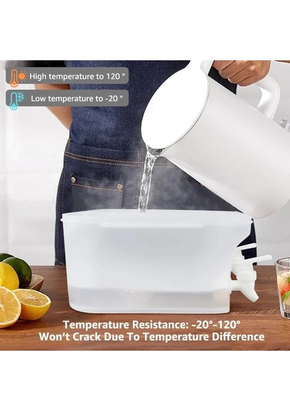3.5l Su Isıtıcısı 5l Büyük Kapasiteli Soğuk Su Isıtıcısı Iki Musluk Limon Meyve Çaydanlık Soğuk Su Kovası Mutfak Drinkware Su Isıtıcısı Pot Soğuk Su Sürahisi (Yurt Dışından) modelleri