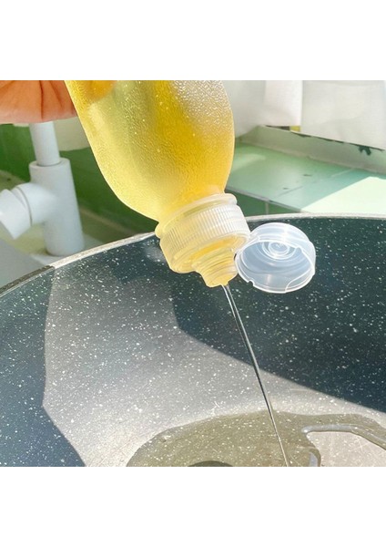 500ML 300/500ML Mutfak Gıda Sınıfı Sıkma Yağ Şişesi Dağıtıcı Sirke Şişesi Pişirme Ketçap Yağı Yağ Çeşni Hardal Spreyi Ol T4M1 (Yurt Dışından) modelleri