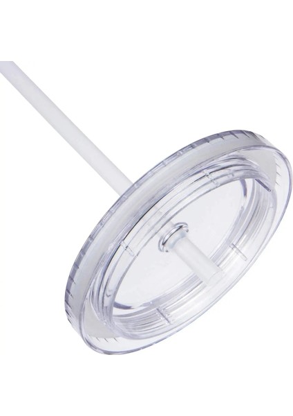 1 Adet 601-700ML 24OZ Kapaklı ve Pipetli Çift Duvarlı Plastik Bardak Büyük Kapasiteli Seyahat Bardak Şeffaf Yeniden Kullanılabilir Pipetli Bardaklar 1p,4 Adet/takım (Yurt Dışından)