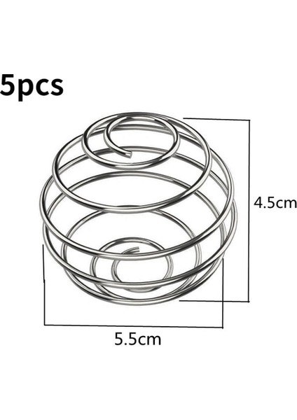 01 Milkshake Protein Shaker Topu Tel Karıştırıcı Paslanmaz Çelik Bahar Topları Shaker Içme Şişesi Karıştırma Çırpma Mutfak Aksesuarları (Yurt Dışından)