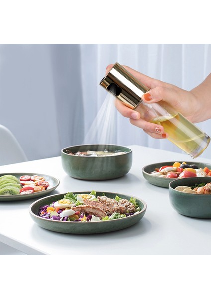 Yağ Şişesi 100 ml Cam Yağ Şişesi Baharat Dağıtıcı Barbekü Karıştırma Çeşni Şişesi Sirke Soya Sosu Yağ Püskürtücü Tuzluk Mutfak Alet Setleri (Yurt Dışından)