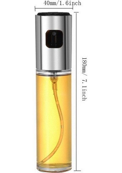Yağ Şişesi 100 ml Cam Yağ Şişesi Baharat Dağıtıcı Barbekü Karıştırma Çeşni Şişesi Sirke Soya Sosu Yağ Püskürtücü Tuzluk Mutfak Alet Setleri (Yurt Dışından)