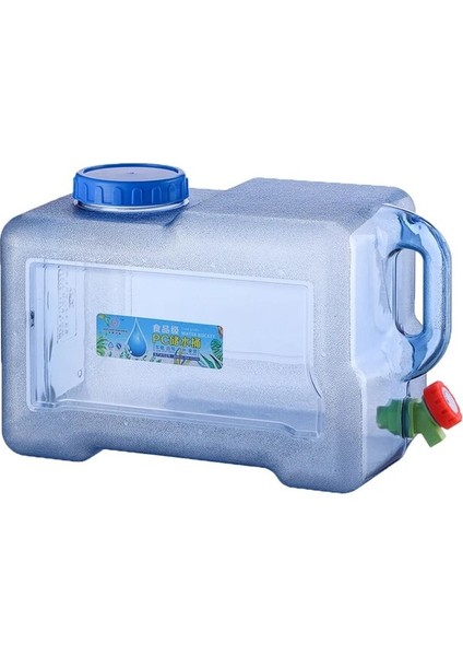 18L Açık Su Kovası Büyük Kapasiteli Sürüş Su Yiyen Kova Tankı Konteyner Musluk ile Kamp Için 5/5.5/7.5/8/10/12/15/18/22L (Yurt Dışından)