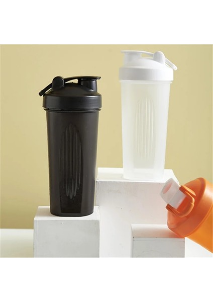 Siyah 600 ml Spor Shaker Şişesi 400/600 ml Sızdırmaz Peynir Altı Suyu Protein Tozu Spor Salonu Fitness Eğitimi Için Karıştırma Şişesi Spor Shaker Bardak Ölçekli (Yurt Dışından) fırsatları