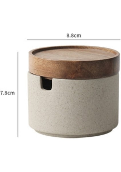 A-1 Adet Seramik Baharat Kavanoz Seti Ev Mutfak Şeker ve Tuz Kavanoz Kapaklı Kavanoz Büyük Kapasiteli Gıda Saklama Kutusu Mutfak Konteyner (Yurt Dışından) indirimleri