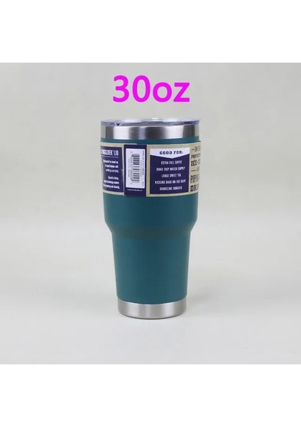 30OZ Göl Yeşili 3 Logo Paslanmaz Çelik Bardak Çift Duvar Su Termal Termos Kahve Kupa Yetys Şişeler Termoslar 30OZ 20OZ Bardak Su Şişesi (Yurt Dışından)