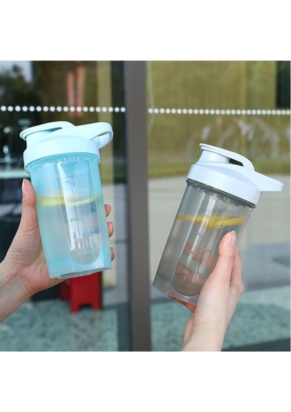 Pembe 500 ml Spor Spor Su Şişesi 500 ml Shaker Bardak Taşınabilir Su Bardağı Ölçekli Plastik Su Isıtıcısı Yaz Açık Beyaz Içme Şişesi (Yurt Dışından) modelleri