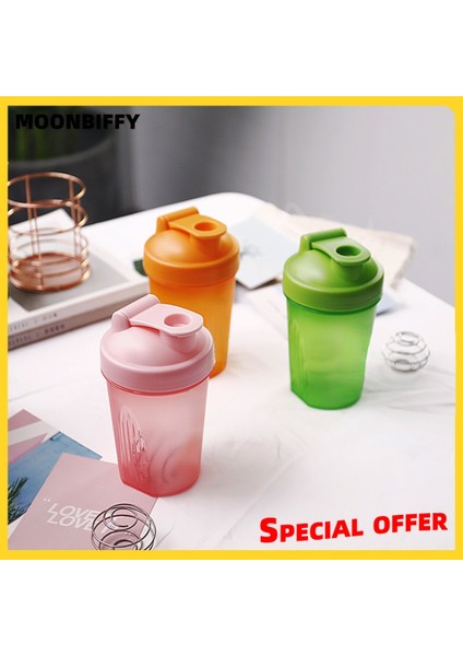 400ML Spor Shaker Şişesi 400ML Peynir Altı Suyu Protein Tozu Karıştırma Spor Salonu Shaker Açık Taşınabilir Plastik Içme Şişesi Cocina Cleaver (Yurt Dışından) fiyatları