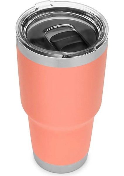 30OZ Sarı 30 Oz Bardak Çift Duvarlı Su Termal Termos Kahve Kupa Yetys Mataralar Paslanmaz Çelik Termoslar 30OZ Şişe Manyetik Kapaklar (Yurt Dışından) fiyatları
