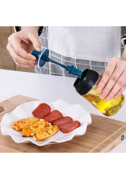 Yeşil Bal Yağ Şişesi Tuzluk Neme Dayanıklı Kapaklı Kaşık Bir Baharat Potu Mutfak Çok Amaçlı Baharat Kutusu Cam Baharat Şişesi (Yurt Dışından) fırsatları