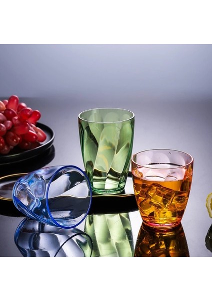 Işık Gri 390ML Akrilik Plastik Su Bardakları Kırılmaz Içme Bardakları Yeniden Kullanılabilir Bira Şampanya Bardağı Bulaşık Makinesinde Yıkanabilir Dropshipping (Yurt Dışından) modelleri