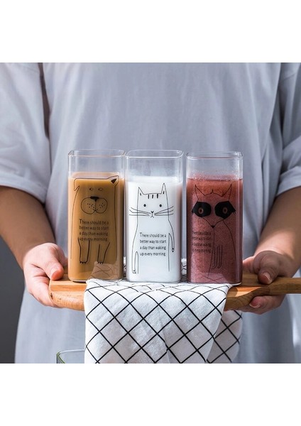 05.dog Cam Bardak Yaratıcı Baskılı Süt Cam Kupalar Süt Çay Kahvaltı Kupa Kahve Fincanı Çay Noel Kupa Drinkware Için Kupalar (Yurt Dışından) modelleri