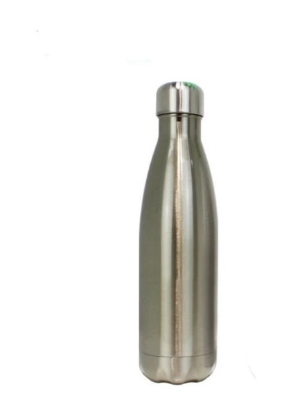 Beyaz 500ML 350/500ML Su Şişesi Süblimasyon Boş Spor Su Şişeleri Paslanmaz Çelik Termos Çift Duvar Termos Kola Şekli Şişe (Yurt Dışından)