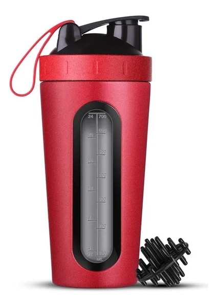 Kırmızı Logo Özelleştirme 28 Oz Peynir Altı Suyu Protein Tozu Spor Shaker Şişesi Su Şişesi Spor Salonu Beslenme Blender Kupası Paslanmaz Çelik Extreme Spor Uzay Kupası (Yurt Dışından)