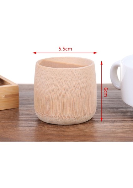 Donuk Doğal Bambu Içme Fincan Çay Bira Eski Kahve Suyu Süt Fincan Japonya Tarzı Ahşap Fincan Kahvaltı Bira Süt Drinkware (Yurt Dışından)